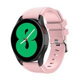 Strap-it® Samsung Galaxy Watch 4 - 44mm siliconen bandje (roze)