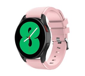 Strap-it® Samsung Galaxy Watch 4 - 44mm siliconen bandje (roze)