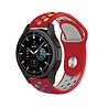 Strap-it® Strap-it Samsung Galaxy Watch 4 Classic 42mm sport band (rood/kleurrijk) Strap-it® Strap-it Samsung Galaxy Watch 4 Classic 42mm sport band (rood/kleurrijk)