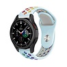 Strap-it® Strap-it Samsung Galaxy Watch 4 Classic 42mm sport band (lichtblauw/kleurrijk) Strap-it® Strap-it Samsung Galaxy Watch 4 Classic 42mm sport band (lichtblauw/kleurrijk)