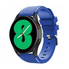 Strap-it® Strap-it Samsung Galaxy Watch 4 - 44mm siliconen bandje (blauw)