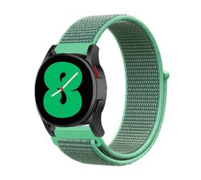 Strap-it® Samsung Galaxy Watch 4 - 44mm nylon band (mint)