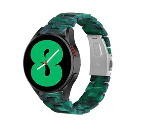 Strap-it® Samsung Galaxy Watch 4 - 40mm resin band (groen)