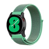 Strap-it® Samsung Galaxy Watch 4 - 40mm nylon band (mint)