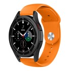 Strap-it® Strap-it Samsung Galaxy Watch 4 Classic 42mm sport band (oranje)