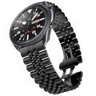 Strap-it® Strap-it Samsung Galaxy Watch 3 45mm Jubilee stalen band (zwart)