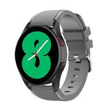 Strap-it® Samsung Galaxy Watch 4 - 44mm siliconen bandje (grijs)
