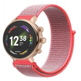 Strap-it® Fossil Gen 6 (42mm) nylon band (roze/rood)