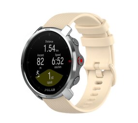 Strap-it® Polar Grit X siliconen bandje (beige)