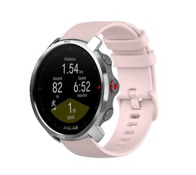 Strap-it® Polar Grit X siliconen bandje (roze)