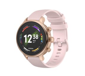 Strap-it® Fossil Gen 6 (42mm) siliconen bandje (roze)