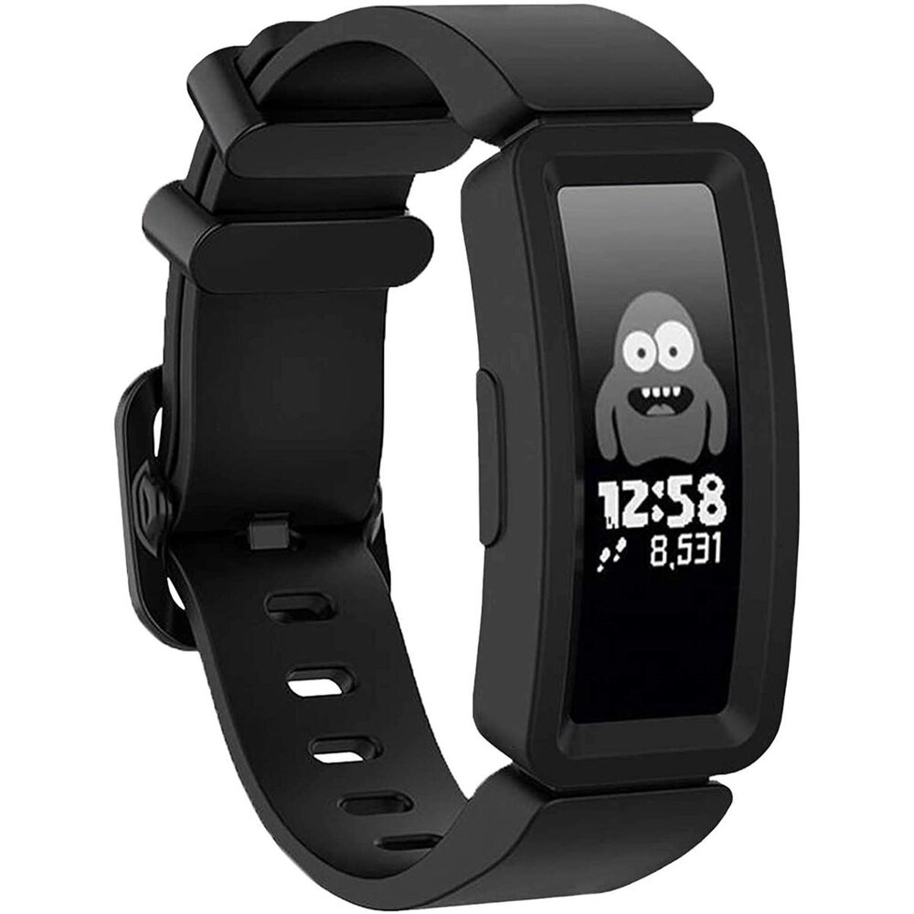 Strap-it® Strap-it Fitbit Ace 2 siliconen bandje (zwart)