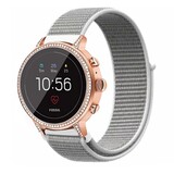 Strap-it® Fossil Gen 5e - 42mm nylon band (zeeschelp)