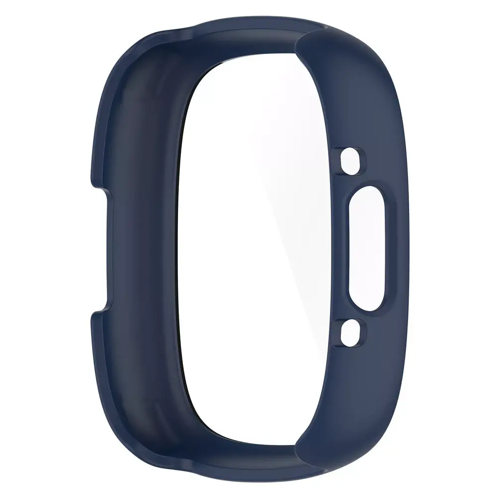 Strap-it® Strap-it Fitbit Versa 4 / Sense 2 hard case met glas (blauw)