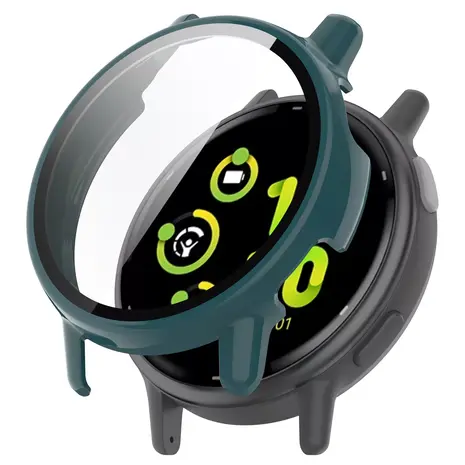 Strap-it® Strap-it Garmin Vivoactive 5 hard case met glas (groen)