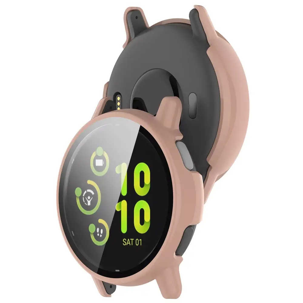 Strap-it® Strap-it Garmin Vivoactive 5 hard case met glas (roze)