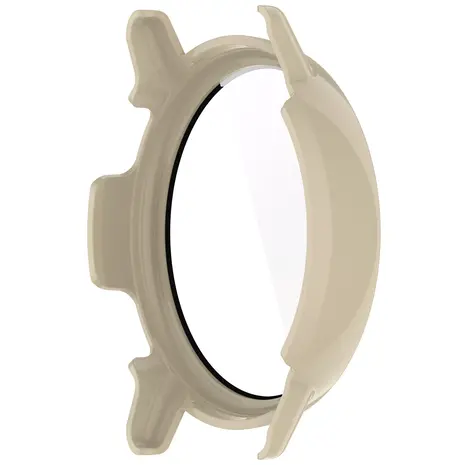 Strap-it® Strap-it Garmin Vivoactive 5 hard case met glas (beige)