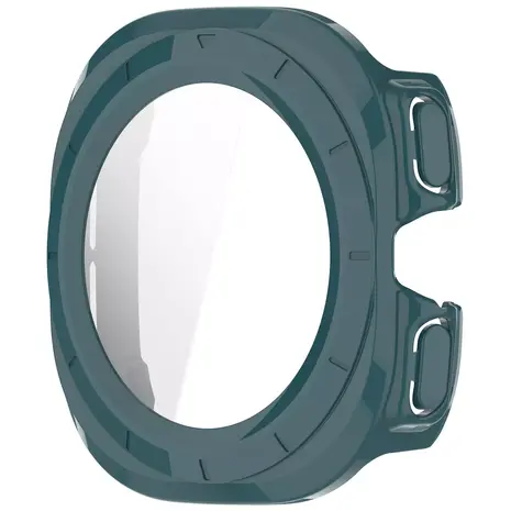 Strap-it® Strap-it Samsung Galaxy Watch Ultra hard case met glas (dennengroen)