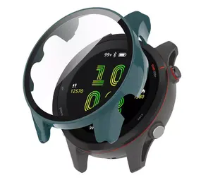 Strap-it® Garmin Forerunner 255 hard case met glas (groen) Strap-it® Garmin Forerunner 255 hard case met glas (groen)