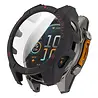 Strap-it® Strap-it Garmin Fenix 8 - 47mm AMOLED hard case met glas (zwart/rood) Strap-it® Strap-it Garmin Fenix 8 - 47mm AMOLED hard case met glas (zwart/rood)