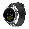 Strap-it® Strap-it Polar Grit X sport gesp band (zwart/wit) Strap-it® Strap-it Polar Grit X sport gesp band (zwart/wit)
