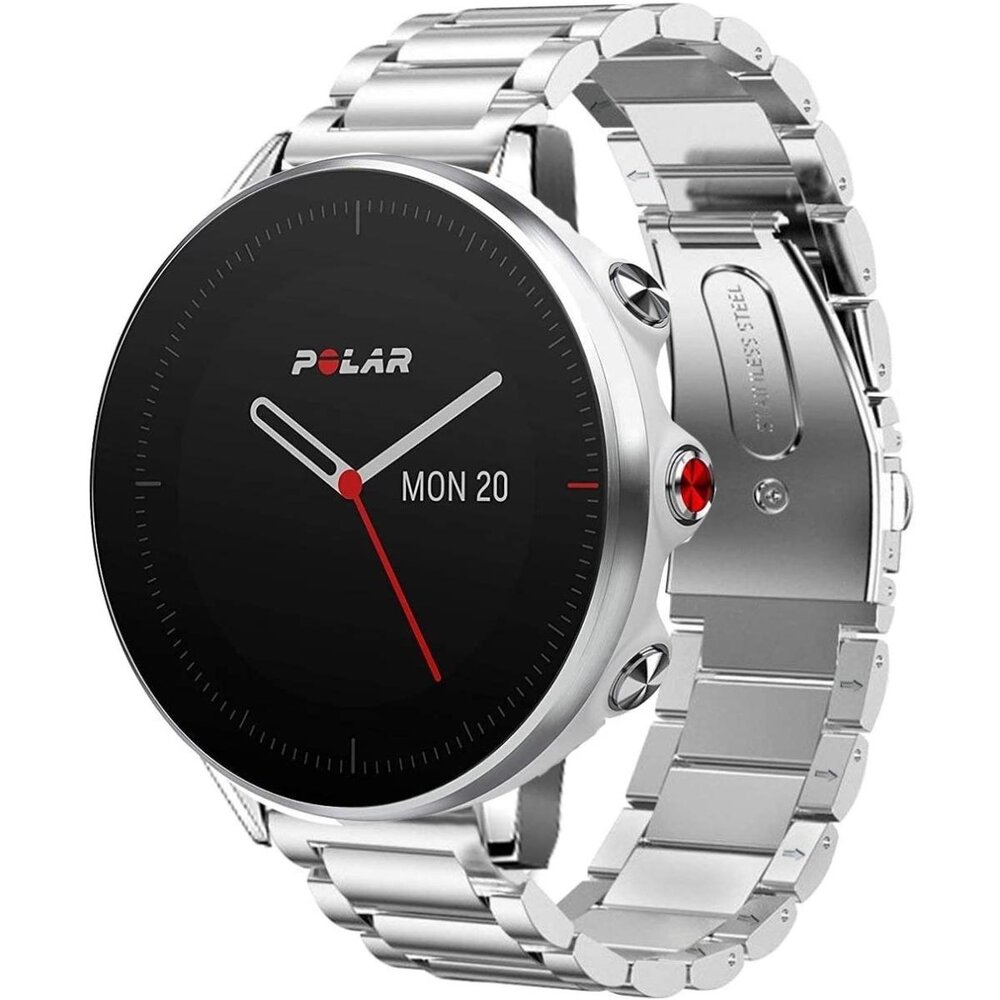 Strap-it® Strap-it Polar Grit X stalen band (zilver)