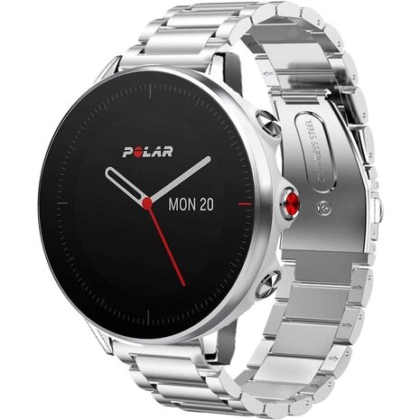 Strap-it® Strap-it Polar Grit X stalen band (zilver)