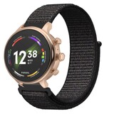 Strap-it® Fossil Gen 6 (42mm) nylon band (zwart)