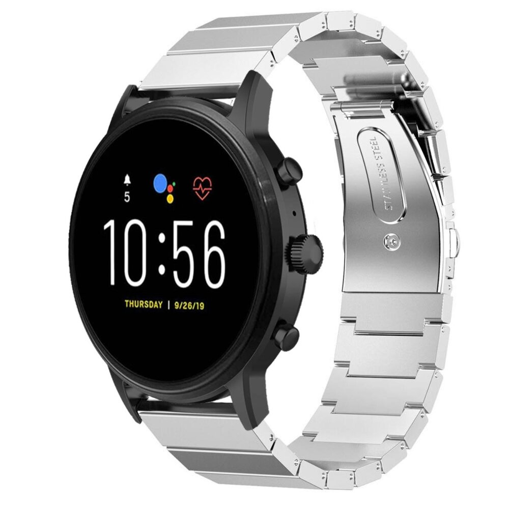 Strap-it® Strap-it Fossil Gen 5 metalen bandje (zilver)