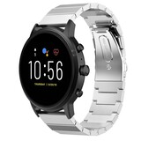 Strap-it® Fossil Gen 5 metalen bandje (zilver)