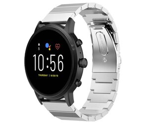 Strap-it® Fossil Gen 5 metalen bandje (zilver)
