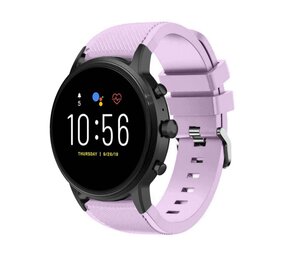 Strap-it® Fossil Gen 5 siliconen bandje (lila)