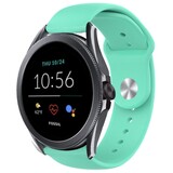 Strap-it® Fossil Gen 5e - 44mm sport band (aqua)