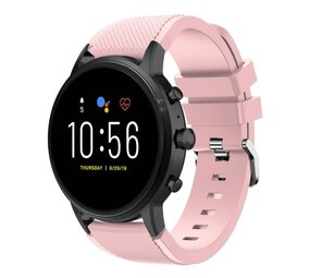 Strap-it® Fossil Gen 5 siliconen bandje (roze)