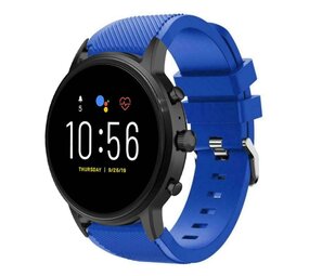 Strap-it® Fossil Gen 5 siliconen bandje / (blauw)