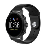 Strap-it® Fossil Gen 5 sport band (zwart)