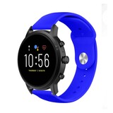 Strap-it® Fossil Gen 5 sport band (blauw)