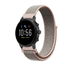 Strap-it® Fossil Gen 5 nylon band (pink sand)