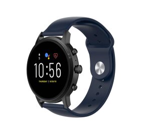 Strap-it® Fossil Gen 5 sport band (donkerblauw)