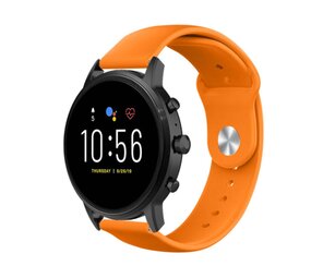 Strap-it® Fossil Gen 5 sport band (oranje) Strap-it® Fossil Gen 5 sport band (oranje)
