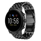 Strap-it® Strap-it Fossil Gen 5 stalen draak band (zwart)