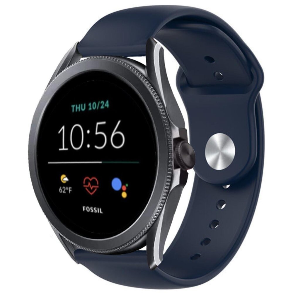 Strap-it® Strap-it Fossil Gen 5e - 44mm sport band (donkerblauw)