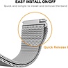 Strap-it® Strap-it OnePlus Watch 3 Milanese band (zilver) Strap-it® Strap-it OnePlus Watch 3 Milanese band (zilver)
