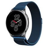 Strap-it® OnePlus Watch 3 Milanese band (blauw)