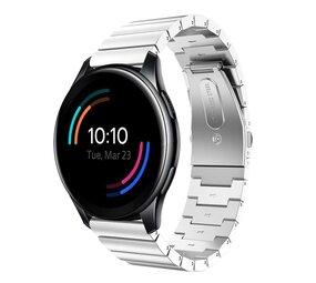 Strap-it® OnePlus Watch 3 metalen bandje (zilver) Strap-it® OnePlus Watch 3 metalen bandje (zilver)