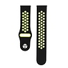 Strap-it® Strap-it OnePlus Watch 3 sport band (zwart/geel) Strap-it® Strap-it OnePlus Watch 3 sport band (zwart/geel)