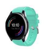 Strap-it® OnePlus Watch 3 siliconen bandje (aqua)