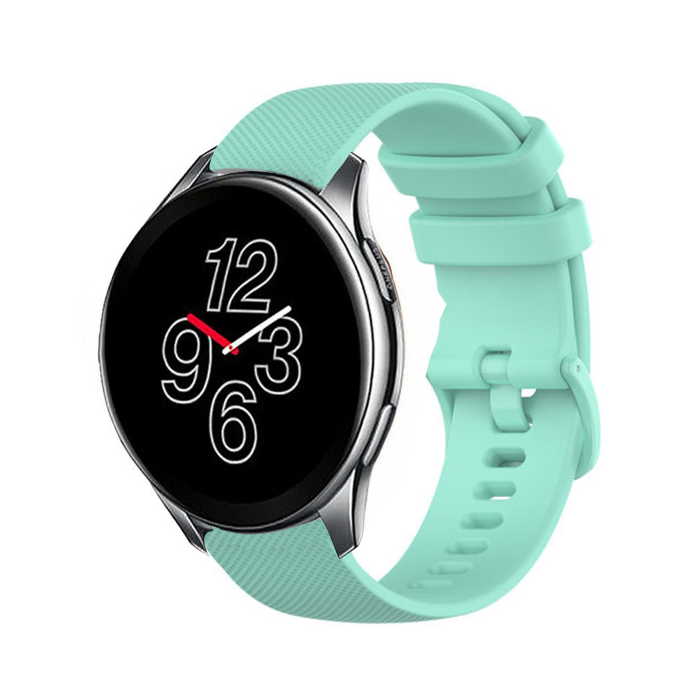 Strap-it® Strap-it OnePlus Watch 3 luxe siliconen bandje (aqua)