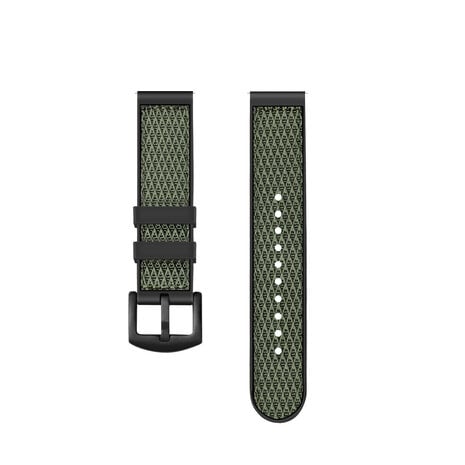 Strap-it® Strap-it OnePlus Watch 3 nylon hybrid bandje (groen)