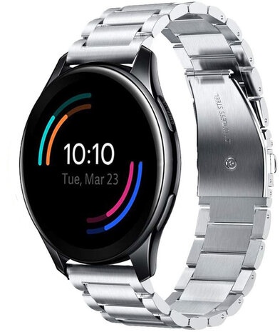 Strap-it® Strap-it OnePlus Watch 3 titanium bandje (zilver)